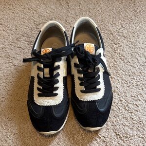 Tory Burch Black and White Sneakers